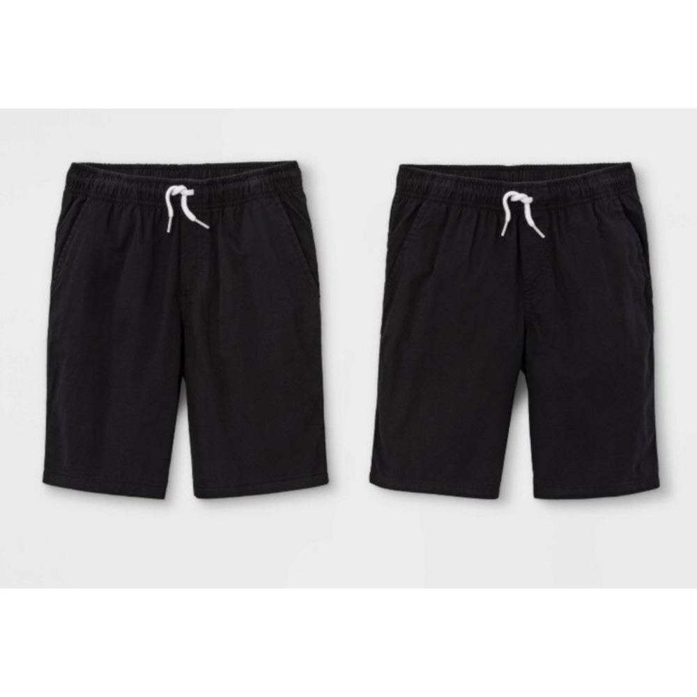 2 Pack Cat And‎ Jack Black Pull On Woven Shorts Size Small NWT